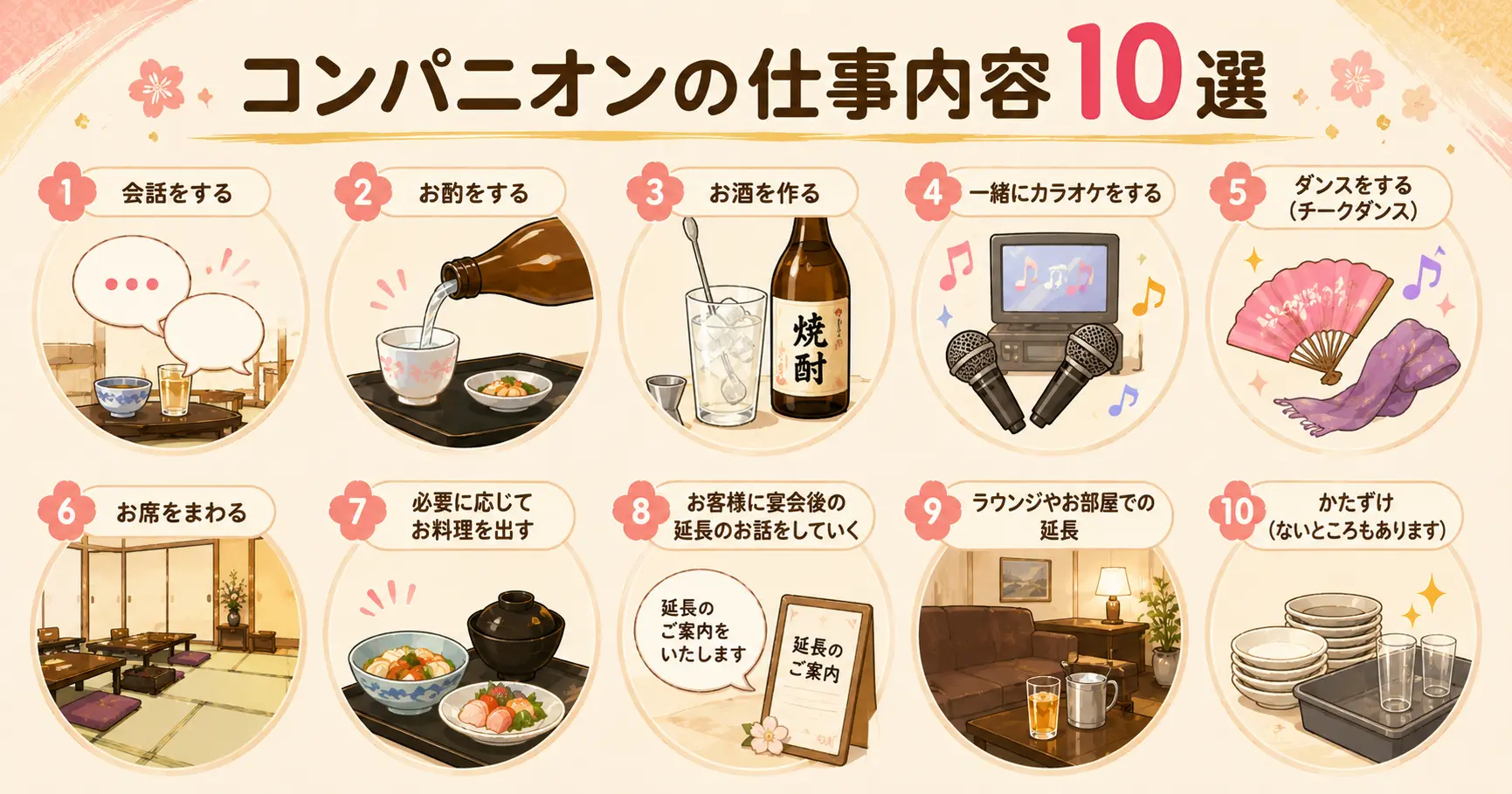 コンパニオンの仕事内容10選